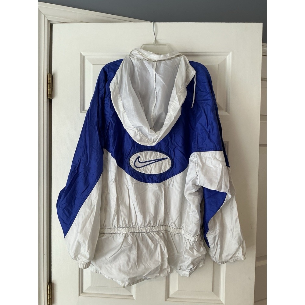 Vintage 90's Nike Windbreaker Jacket w/ Extended Length‎ Size Large *read